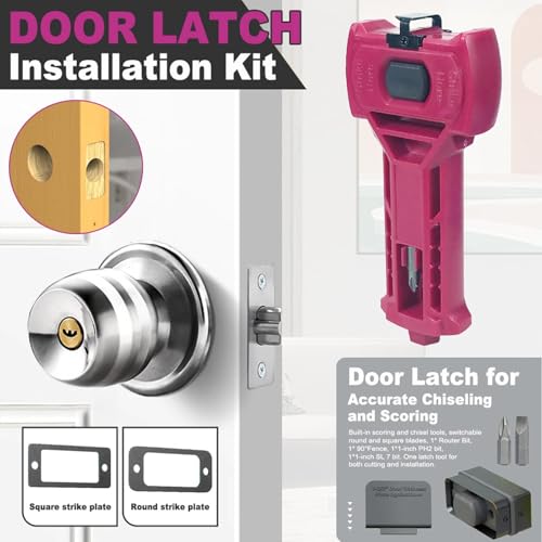 Garosa Door Hinge Installation Kit Adjustable Template