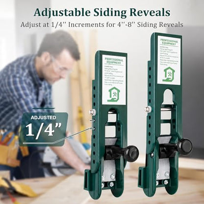 2Pcs Gauge Siding Tool,Siding Installation Tools