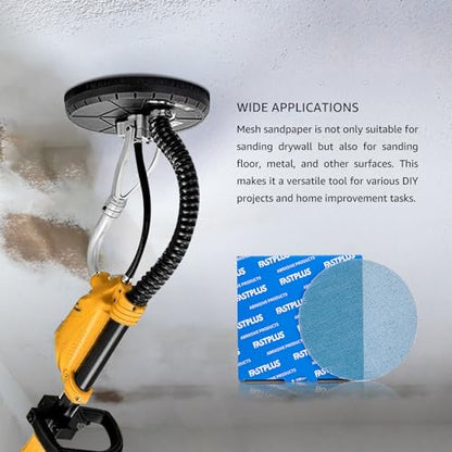 9 Inch Drywall Sanding Discs 600 Grit 10PCS Mesh Sandpaper Ceramic Abrasive - style: 600 grit