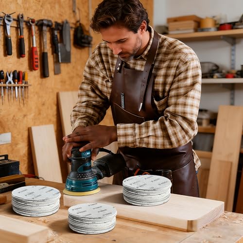 90 Pcs 6 Inch Sanding Discs Wet Dry Sandpaper Hook and Loop,320 400 600 800 1000 1500 2000 3000 5000 Grit Assortment Silicon Carbide Orbital Sander Sandpaper for Automotive Wood Metal Glass Polishing - size: Grit 320 400 600 800 1000 1500 2000 3000 5000