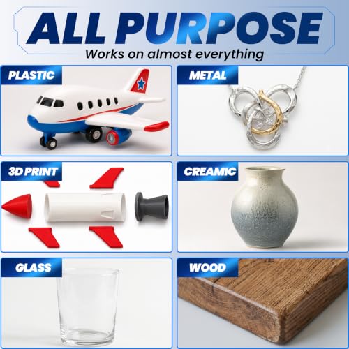 Super Fast Drying CA Glue 60g, Thin Instant Adhesive for Wood Glass Plastic - size: 2 oz