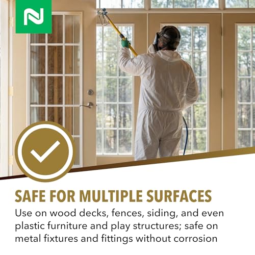 Nisus MOLD-CLEAN Wood Cleaner and Surface Conditioner, 1 Gallon