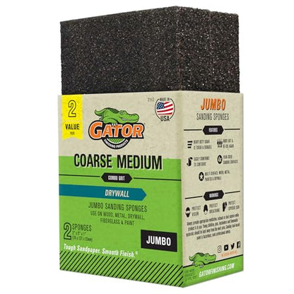 Gator Multi-Surface Sanding Sponge, Coarse/Medium Grit