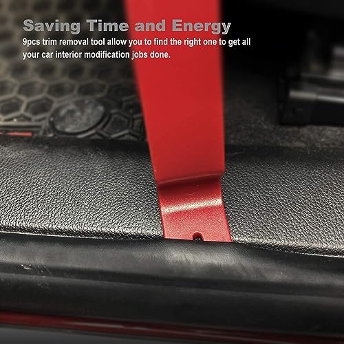 GLK Car Door Clip Panel Trim Removal Tool Kits Pry Tool - color: red