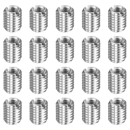 HARFINGTON 20pcs Thread Repair Inserts M8 x 1.25 Male to M5 x 0.8 Female Thread 10mm Long Stainless Steel Reducing Nuts Metric Self Tapping Sleeves Threaded Reducer Industrial Fasteners - size: M8 x 1.25 Male to M5 x 0.8 Female x 10mm