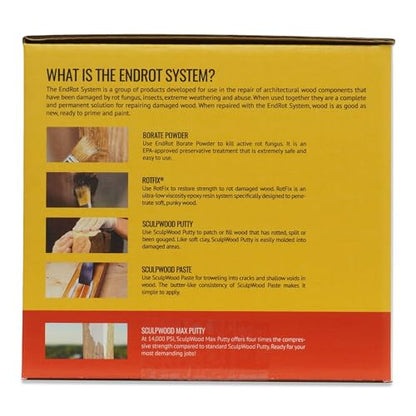 System Three SculpWood Max Putty Epoxy Wood Filler, 2 Gallon Kit - size: 2 Gallon