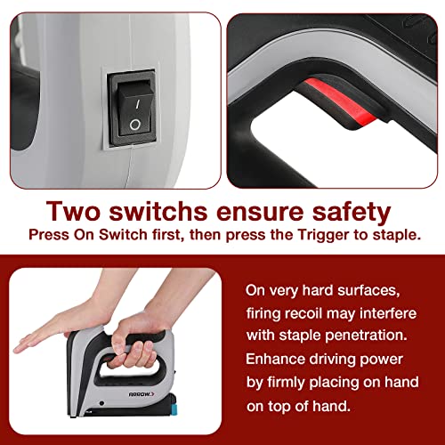 Arrow Cordless Staple Gun Kit with 3750 Pieces T50 Staples, T50DCD