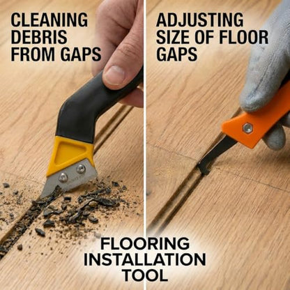 Floor Gap Fixer Tool Kit, Heavy Duty Suction Cup Laminate Flooring Tool