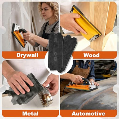 20Pcs 4-3/16"x11-1/4 Drywall Sanding Screen, 100 Grit Mesh Sandpaper - style: 100 Grit 20 PCS