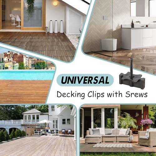 600PCS Hidden Deck Fasteners for Composite Decking Boards