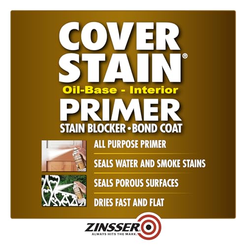 Zinsser Cover-Stain Oil-Base Primer-Sealer Spray, White