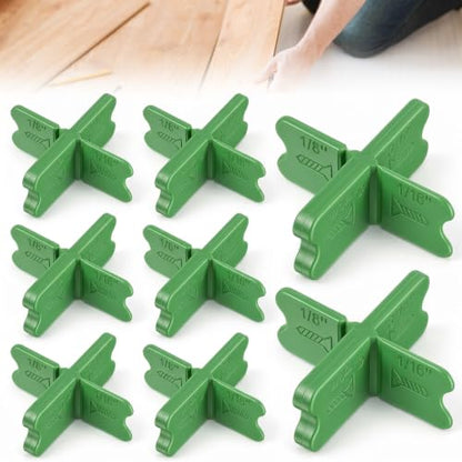 8 Pcs Deck Spacer Tool Deck Board Spacers 4-in-1 X Shaped Plastic