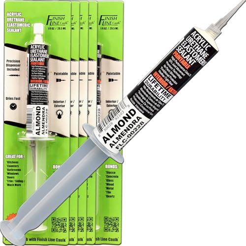 30mL Pre-Filled Precision Caulk Applicator Almond 5-Pack - color: Almond