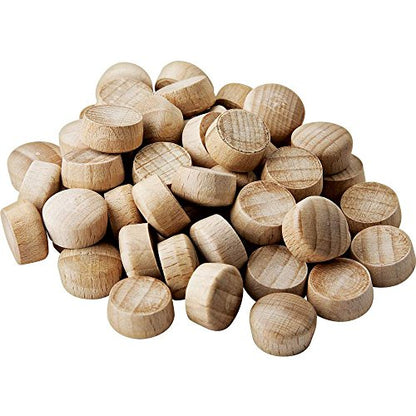 Walnut-1/2" Oval Top Wood Plugs