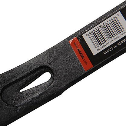 KSEIBI 285150 Hand Wonder Crow Bar Tool, Steel Nail Puller Paint Lid Lifter Trim Small Flat Pry Bar 15" inch for Prying, Scraping, Lifting, Pulling, Utility Claw Wonderbar - size: 15 Inch (380mm)