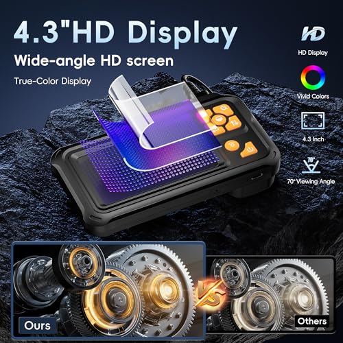 32.8FT Inspection Endoscope Camera with Light,1080P HD Borescope Camera - size: 32.8FT