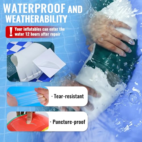 Waterproof Clear Vinyl Inflatable Repair Tape for Bounce House,Pool,Float - size: 4 in x 7 ft Roll