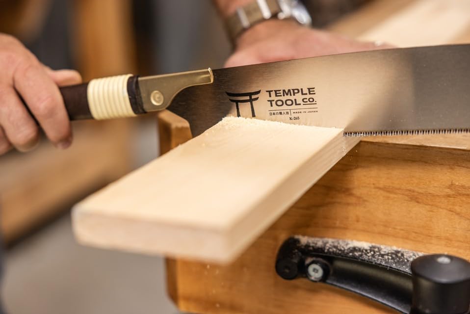 Japanese Pull Saw - 10.5 "Kataba Single Edge Hand Saw with Universal blade for Rip Cross Angle Cut -Temple Tool Co.