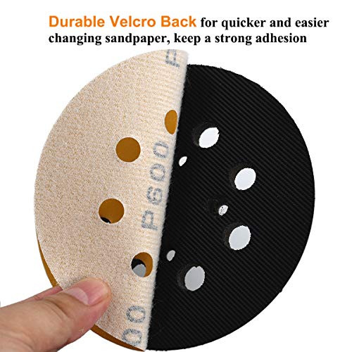 5-Inch 8-Hole Hook and Loop Sanding Discs 600-Grit, 200-Pack
