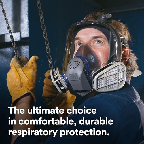 3M Ultimate FX Full Facepiece Reusable Respirator FF-402, NIOSH, ANSI, Med - size: Medium