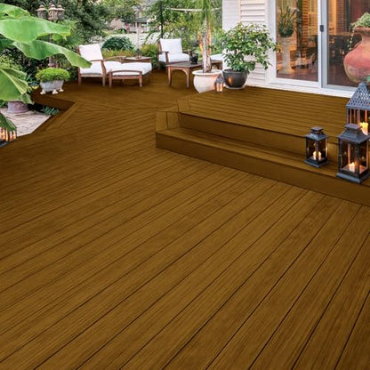 Olympic Elite 1 gal Atlas Cedar Semi-Transparent Wood Stain & Sealer in One - color: Atlas Cedar, style: Semi-Transparent