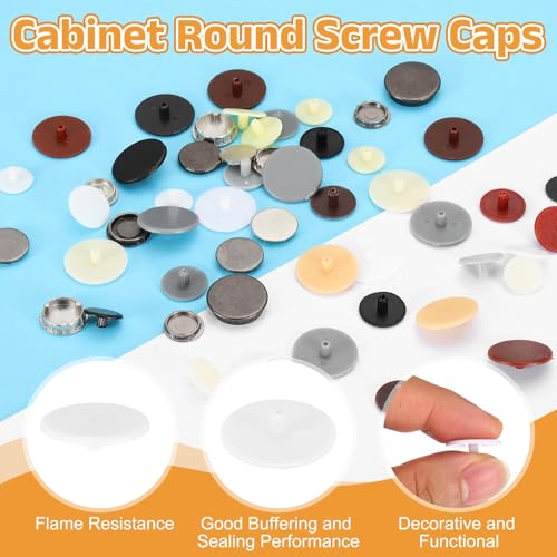 uxcell 300Pcs 3x17.5mm Plastic Hole Plugs, Round Screw Cap Cover, Panel Drill Hole Plugs for Furniture Cabinet Cupboard Shelves Fencing Post Pipe Insert End Caps, White - color: White, size: 3x17.5mm