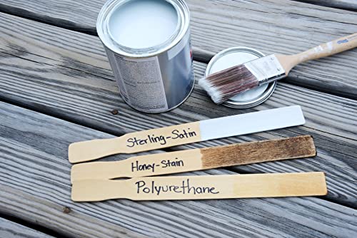 Henry Bukke's Best American Birch Paint Stir Sticks, 14 in, Bulk 1000 Qty