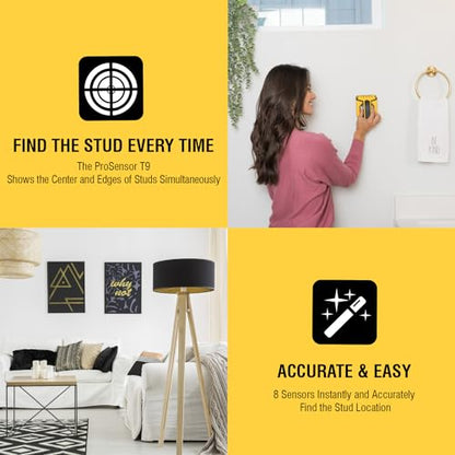 Franklin Sensors ProSensor T9 8-Sensor Stud Finder Wall Scanner - size: Medium