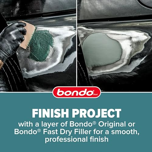 3M Bondo Short Strand Fiberglass Reinforced Filler 1.37 LB (621 g) with Bondo Cream Hardener 0.5 oz (14g), Repair Holes Up To 0.5 IN, Waterproof (SS-PT-ES) - size: 0.5 Ounce (Pack of 1)