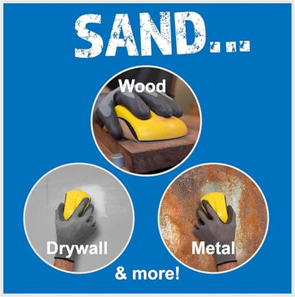 6" Sanding Mouse & Detail Sanding Kit with Sand Paper Assortment Pack - size: 6", style: 73 Piece 6" Sanding Mouse & Detail Sander Kit