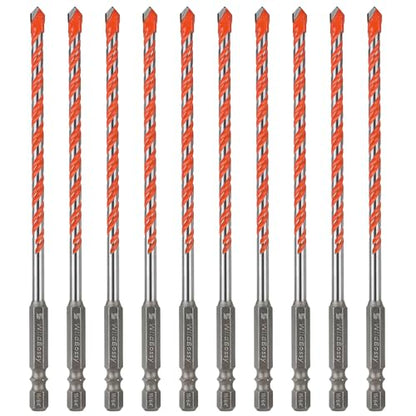 Concrete Carbide Drill Bits 15/64" (10PCS) - size: 15/64"