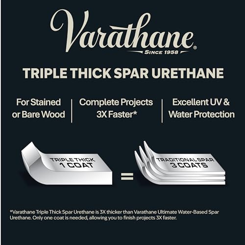 Varathane Triple Thick Semi-Gloss Spar Urethane - style: Semi-Gloss