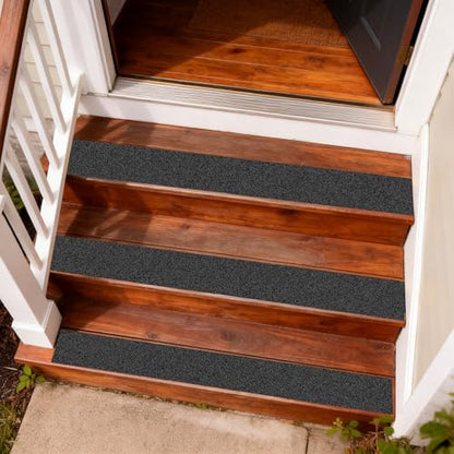 4" x 60 Ft Black Anti Slip Tape, 80 Grit Non Skid Grip for Stairs - size: 4'' x 60FT