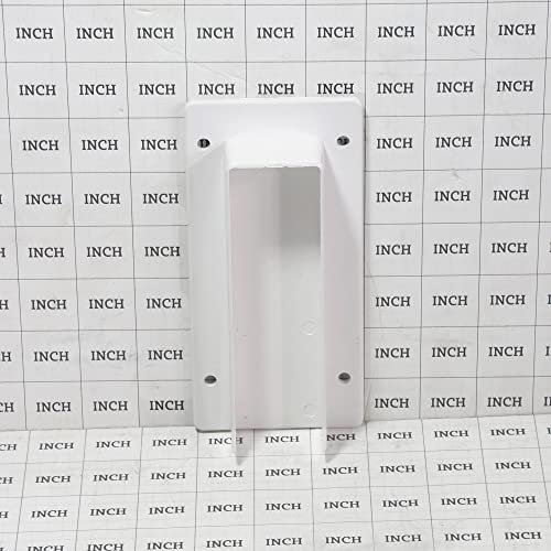 1 1/2" x 5 1/2" External Vinyl Fence Rail Bracket | White | Pack of 4