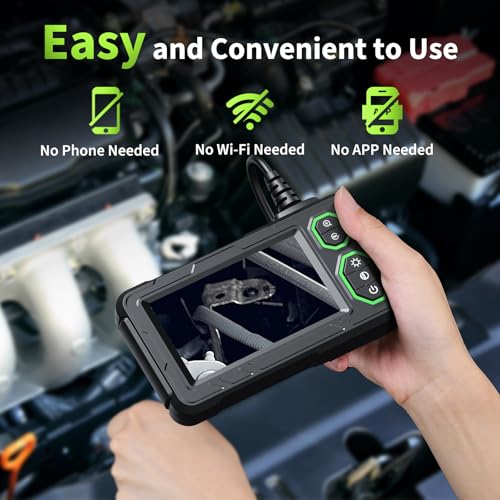 Endoscope Camera with Light, 1920P HD Borescope Tools, Dark Green(16.5FT)