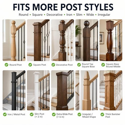 Pine Banister Adapter for Baby Gate, No-Drill Wooden Mounting Board Kit - color: Pine