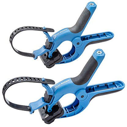 Rockler 2-1/2" Clamping Hose Holders (2-Pack) - Versatile Mounting Clamps