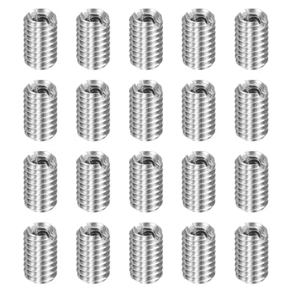 HARFINGTON 20pcs Thread Repair Inserts M4 x 0.7 Male to M2.5 x 0.45 Female Thread 6mm Long Stainless Steel Reducing Nuts Metric Self Tapping Sleeves Threaded Reducer Industrial Fasteners - size: M4 x 0.7 Male to M2.5 x 0.45 Female x 6mm