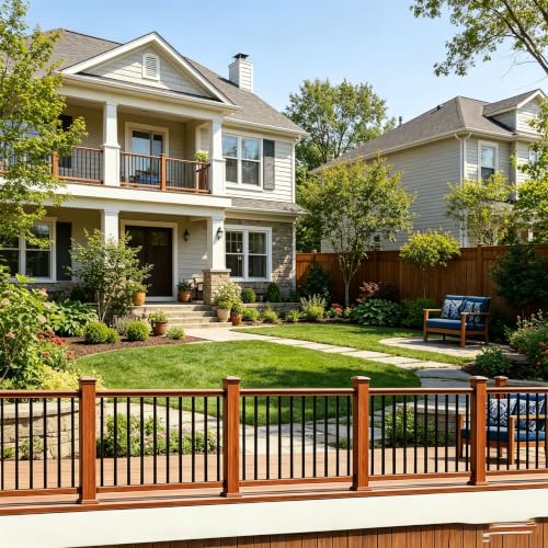 Metty Metal 60 pcs 36'' Deck Balusters Rust Resistant Deck Railing - size: 36 inch