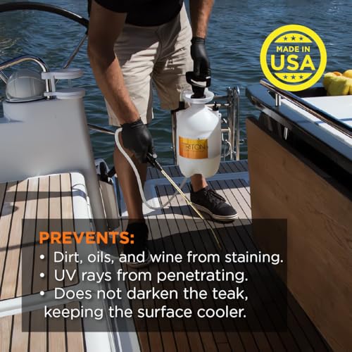 DITEC Triton 2.0 Teak Protectant, Water Oil UV Protection, Non-Slip - size: 1 Quart