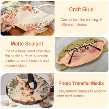 1DFAUL Crafts Sealer Matte Finish, 200ml All Purpose Craft Glue - style: A2 Matte