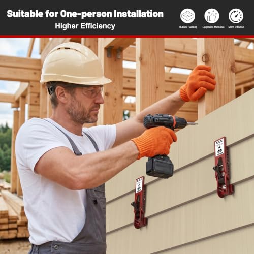 Upgraded Siding Installation Tools for 5/16 Inch, 3/8 Inch, 7/16 Inch（Red）