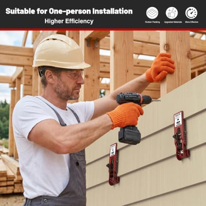 Upgraded Siding Installation Tools for 5/16 Inch, 3/8 Inch, 7/16 Inch（Red）