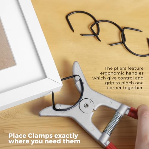 TOFL Miter Spring Clamps | 8 To A Package 1/2” to 3/4” | Woodworking - Picture Frames - Crown Molding - Wood Trim and More (1/2" to 3/4" Miter Spring Clamp) - size: 1/2" to 3/4" Miter Spring Clamp