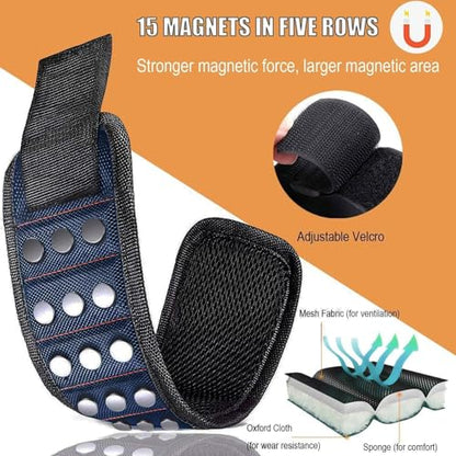 Magnetic Wristband Mens Gifts Unique Tool for Holding Screws