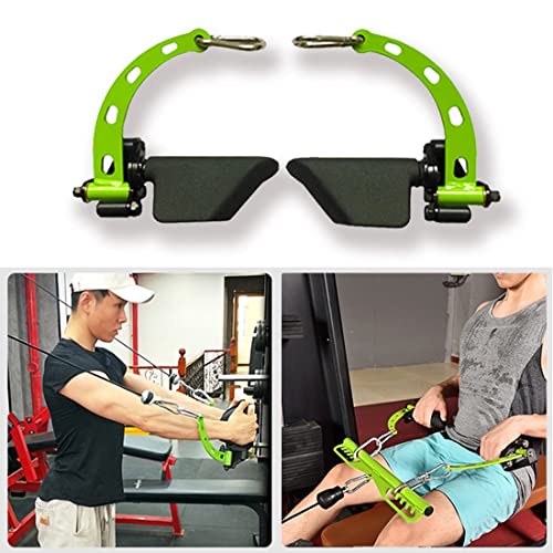 Adjustable Lat Pull down Bar, Cable Machine Attachments for Gym, Home Gym Fitness T-bar Row Pulldown Attachments, Lat Pull Down Machine Wide Grip Neutral Grip Handle - color: SP-PADDLE GRIP