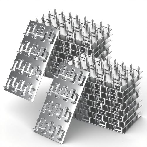 60 Pack 4"x2" Pronged Truss Plates with 8mm Nail Teeth