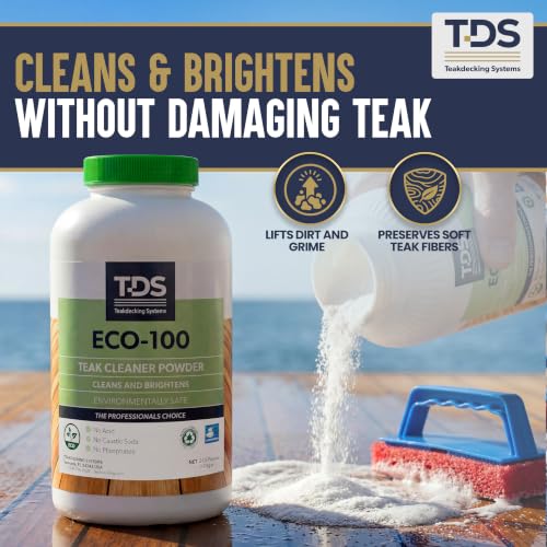 Teakdecking Systems (TDS ECO-100 Teak Cleaner Powder - 2lb - size: 32 Ounce (Pack of 1)