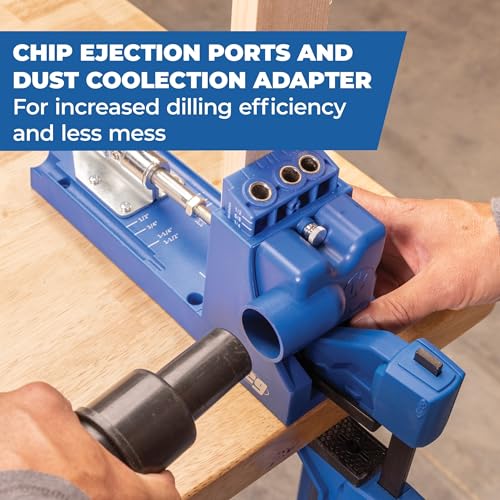 Kreg Pocket Hole Jig K4 Plus, Woodworking Jig, With Dust Collection