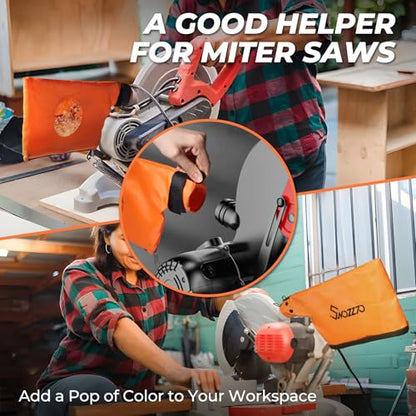 2 PCS Large Capacity Miter Saw Scraps Collector Bag for 255 Miter Saw